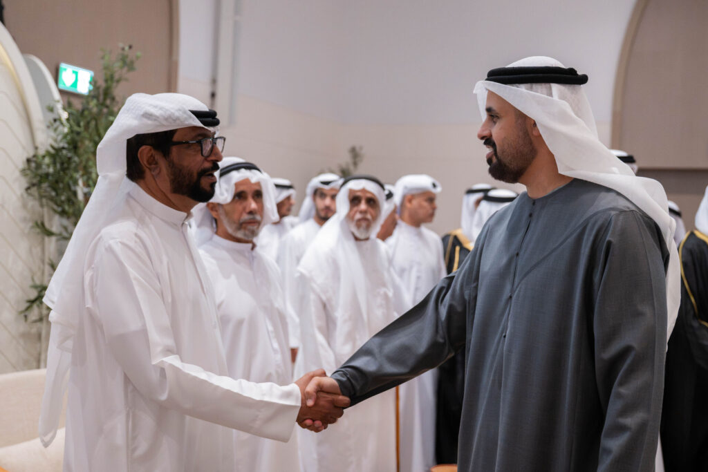 Sheikh Theyab bin Mohamed bin Zayed attends Al Awamir group wedding at Erth Abu Dhabi Hotel