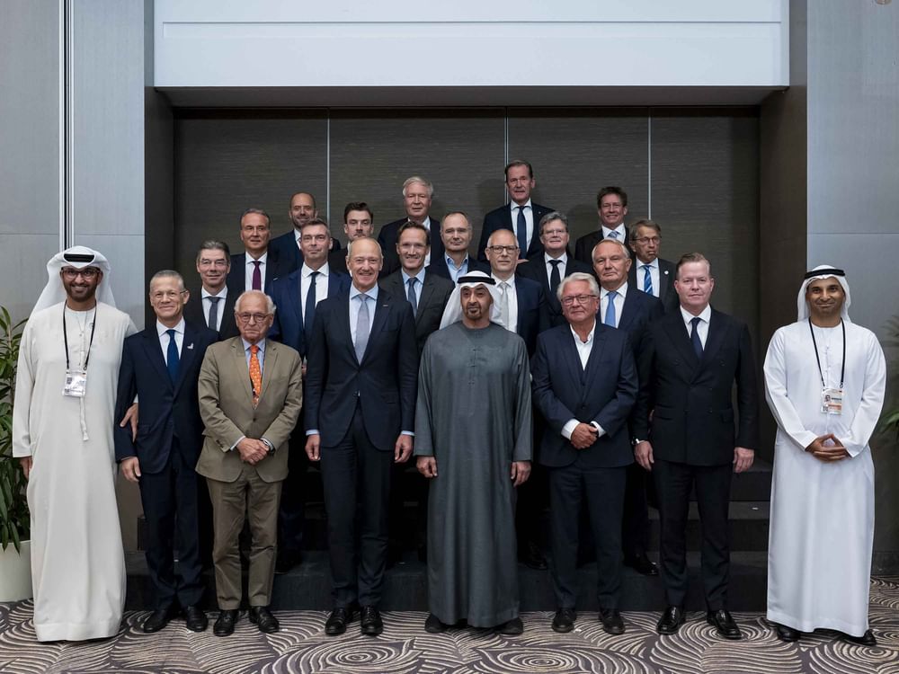 UAE President meets German business leaders during state visit