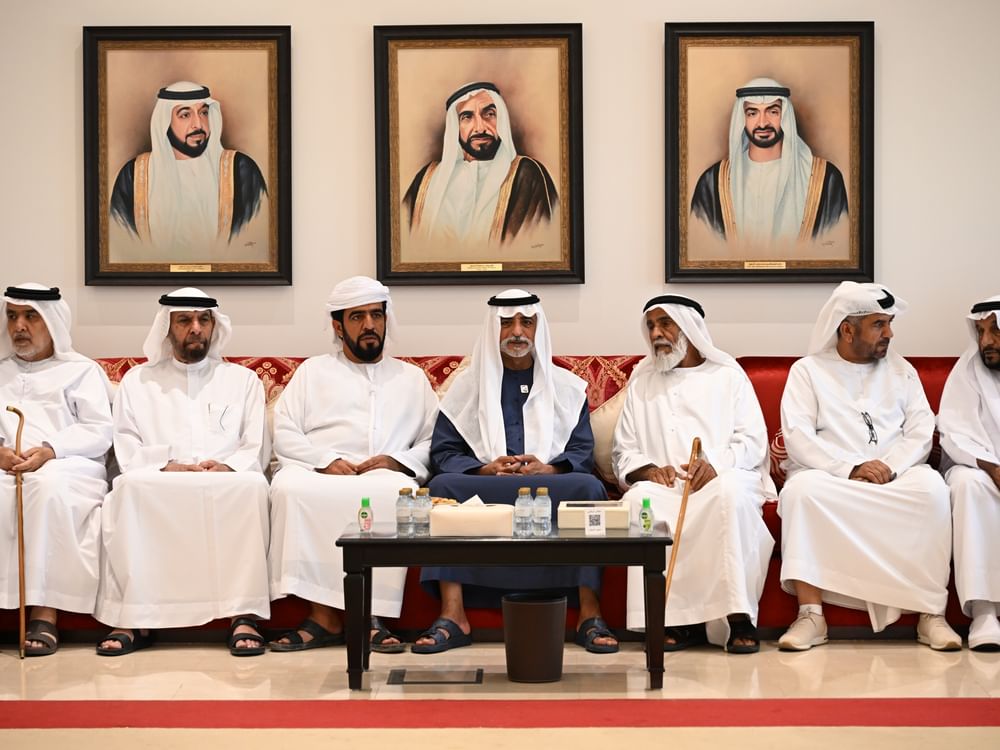 Sheikh Nahyan offers condolences to families of two UAE martyrs in Al Ain