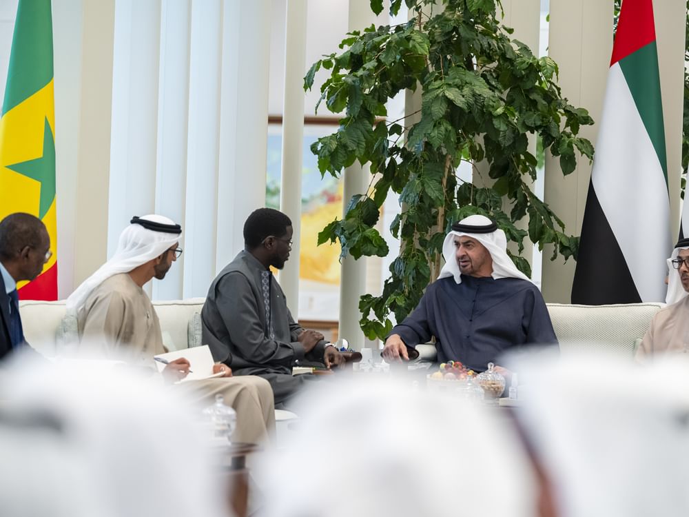 UAE and Senegal presidents meet in Abu Dhabi to deepen cooperation
