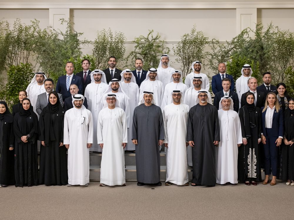 UAE President meets Ethara delegation after F1 Promoter of the Year award