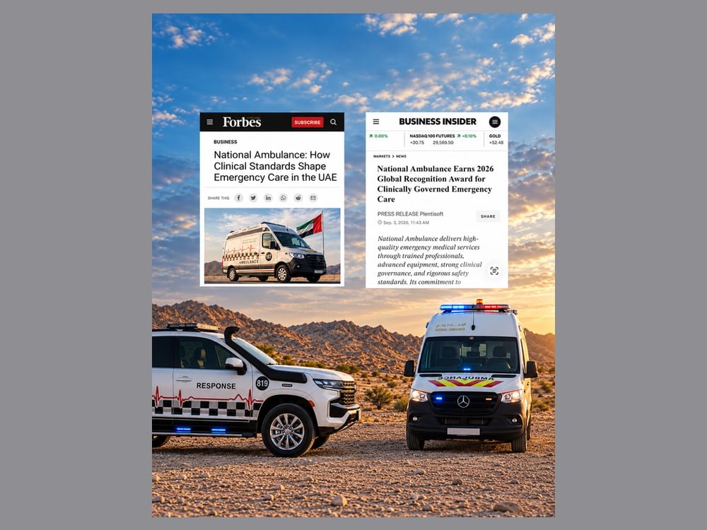 National Ambulance wins 2026 Global Recognition Award