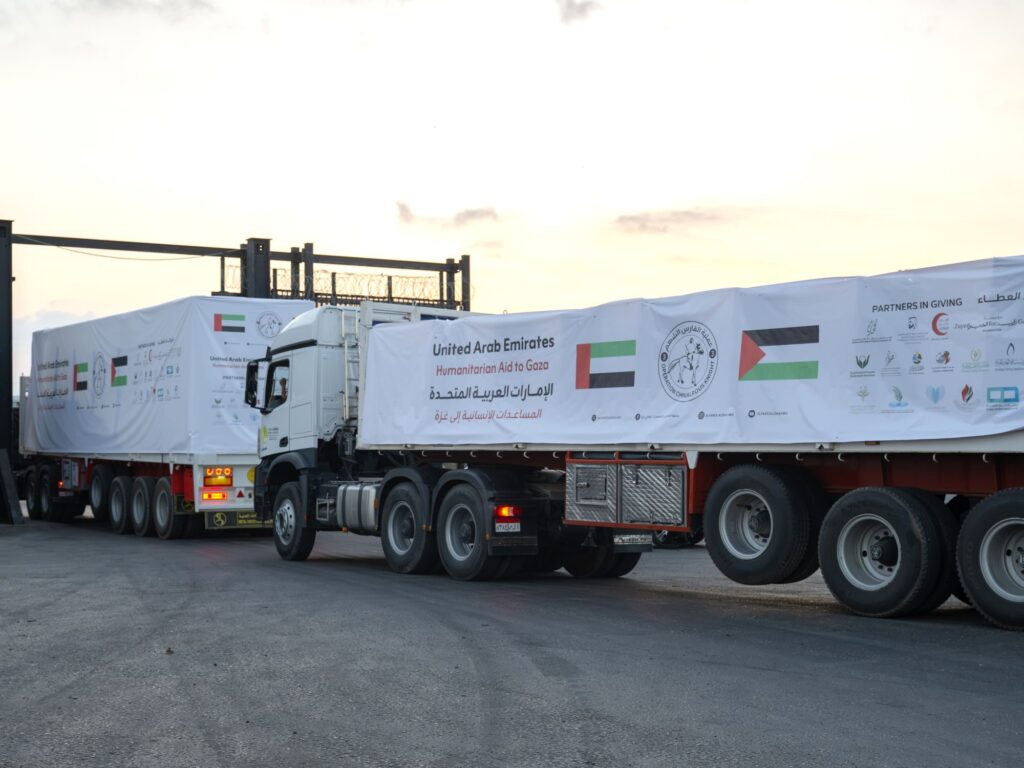 UAE Delivers 458 Tonnes of Humanitarian Aid to Gaza in Latest Convoy Operation