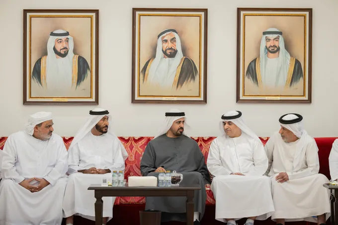 Theyab bin Mohamed bin Zayed offers condolences on the passing of national duty martyr Abdalla Shamis Almenhali