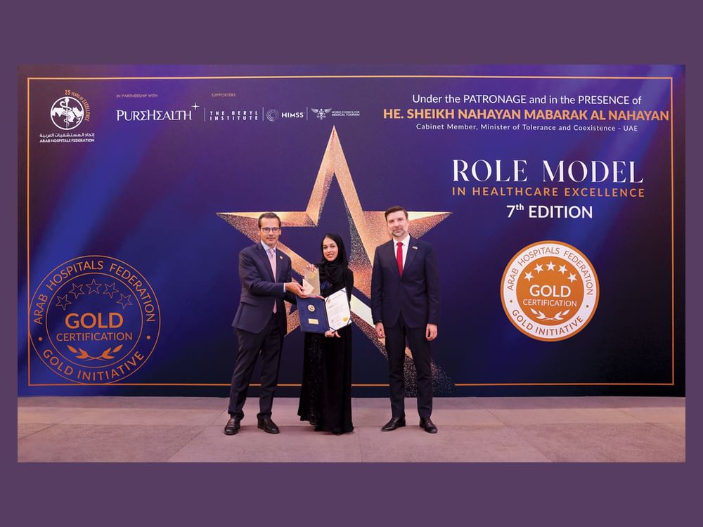 SEHA CLINICS recognised six times at Gold Initiative Certificate in Abu Dhabi