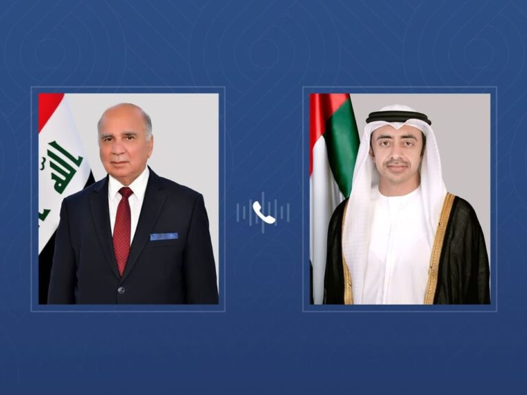 Abdullah bin Zayed, Iraqi counterpart discuss fraternal relations by phone