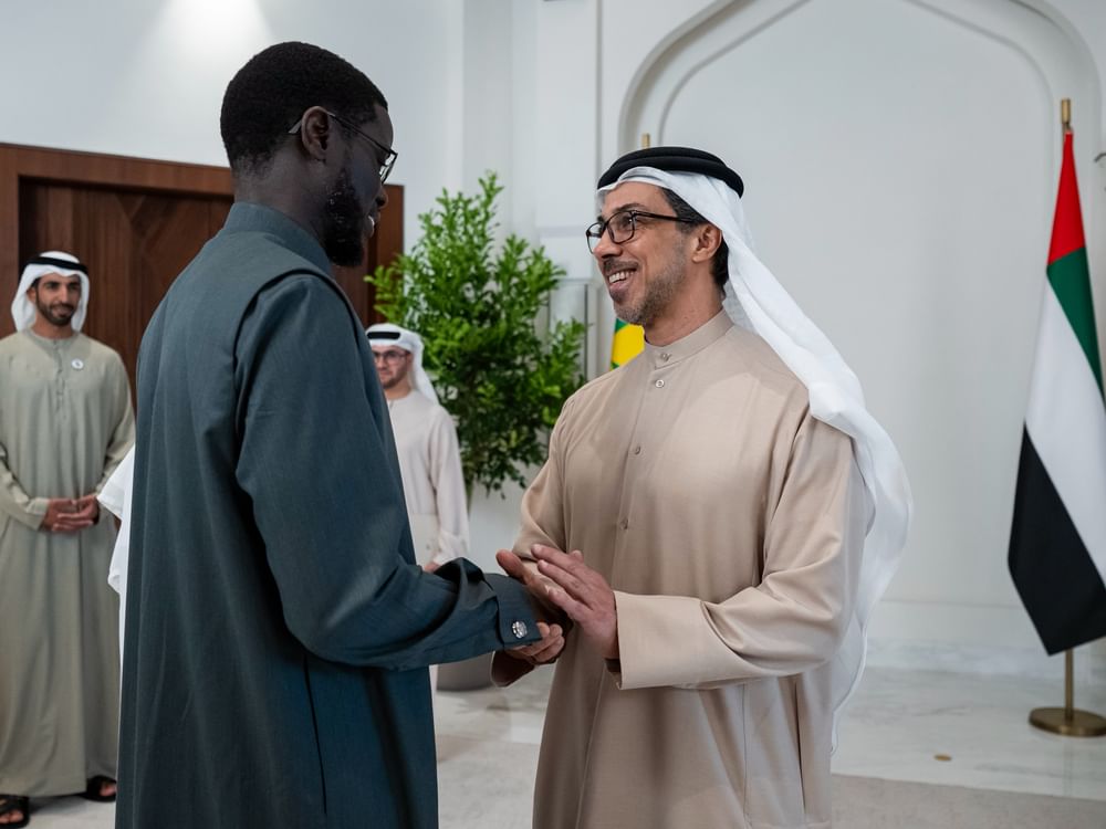 Mansour bin Zayed meets President of Senegal in Abu Dhabi