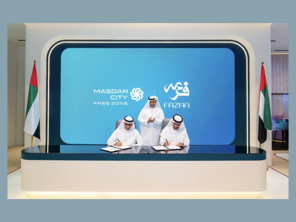 Masdar City Free Zone and Fazaa Launch Strategic Partnership for Employee Benefits