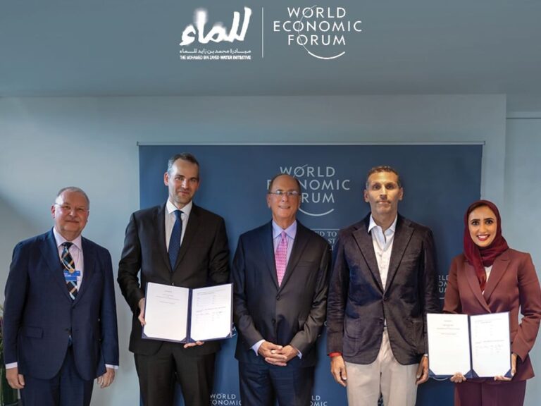 Mohamed bin Zayed Water Initiative and World Economic Forum partner to scale water solutions
