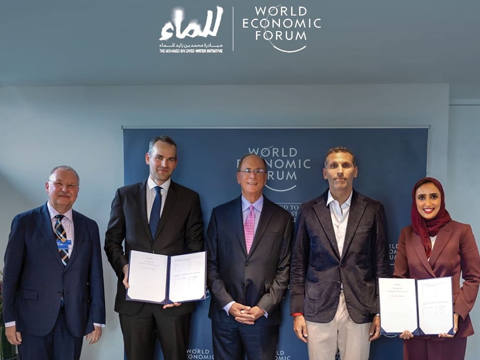 Mohamed bin Zayed Water Initiative and World Economic Forum partner to scale water solutions