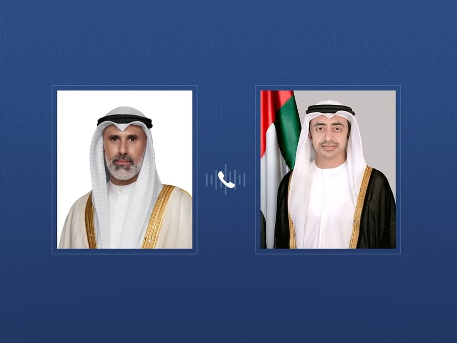 Sheikh Abdullah bin Zayed holds phone call with Kuwaiti foreign minister on regional developments