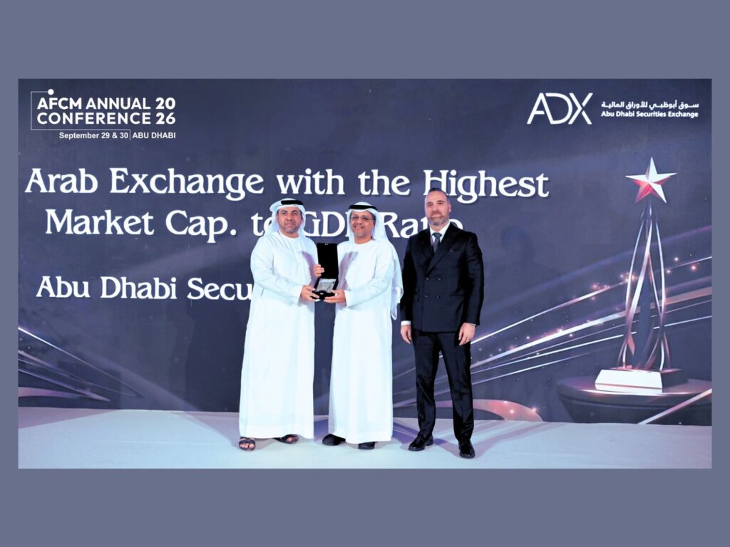 ADX Recognised as Arab Exchange with Highest Market Capitalisation to GDP Ratio
