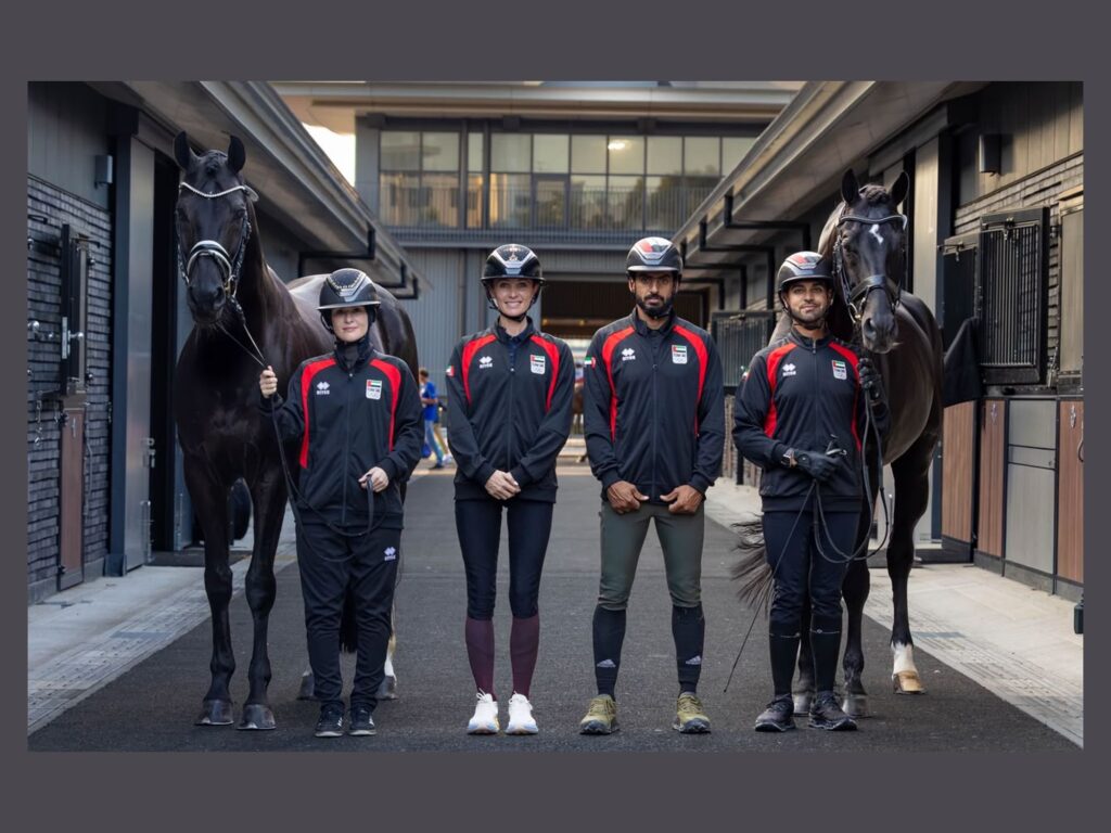 UAE Dressage Team Passes Veterinary Inspection Ahead of Asian Games Competition