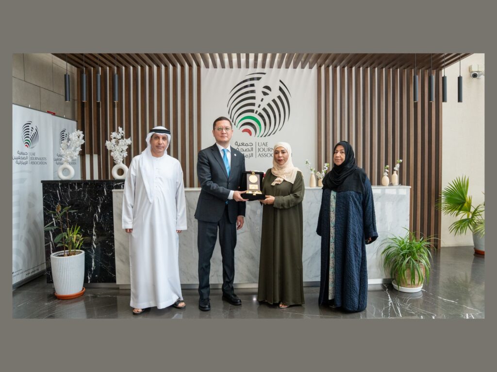 Kazakhstan Ambassador Strengthens Media Ties with UAE Journalists Association