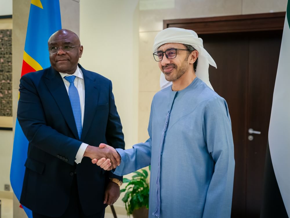Abdullah bin Zayed receives DR Congo Deputy Prime Minister