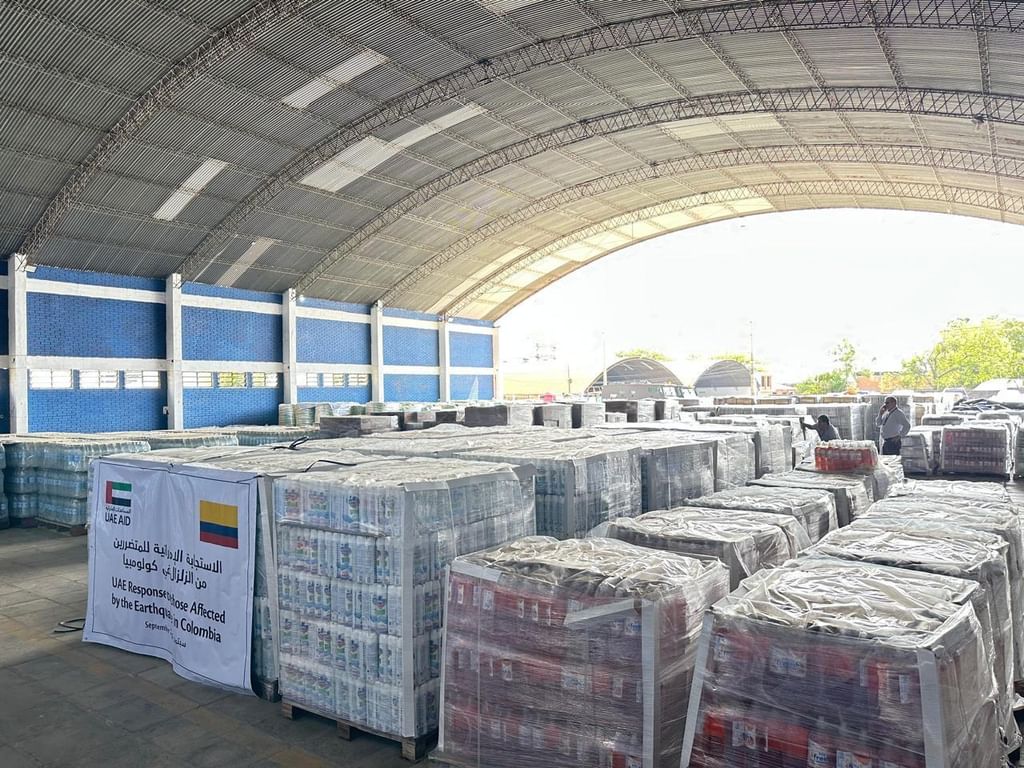 UAE dispatches humanitarian assistance to Colombia in coordination with Paraguay