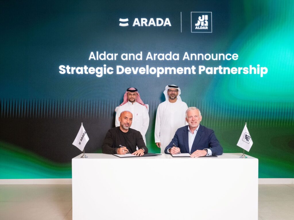 Aldar and Arada forge landmark AED15 billion partnership across Abu Dhabi