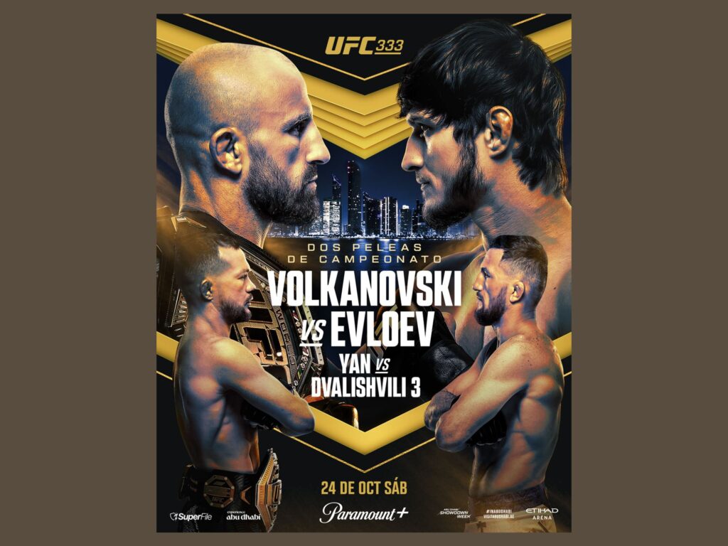 UFC 333 Countdown Begins: Two Championship Bouts Set for October at Etihad Arena