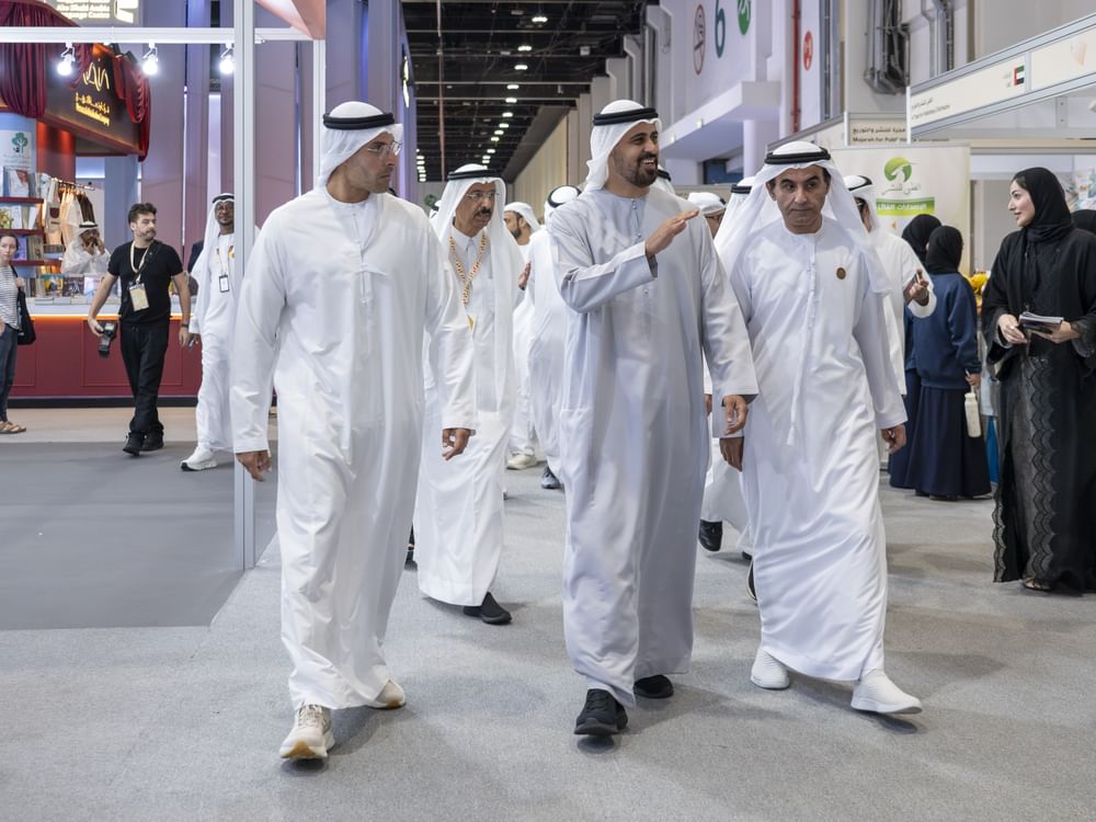 Theyab bin Mohamed bin Zayed visits Abu Dhabi International Book Fair 2026