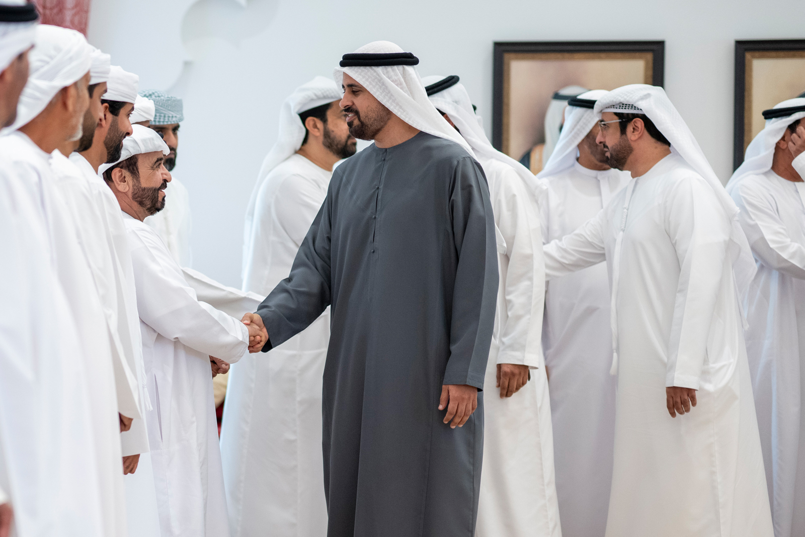 Theyab bin Mohamed bin Zayed offers condolences to the family of Saeed Abdalla Alshamsi