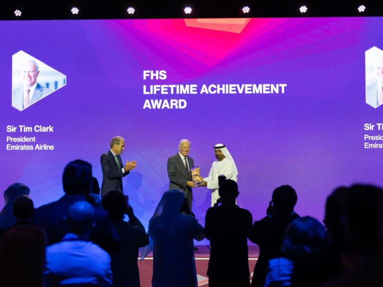 Sir Tim Clark Receives FHS Lifetime Achievement Award
