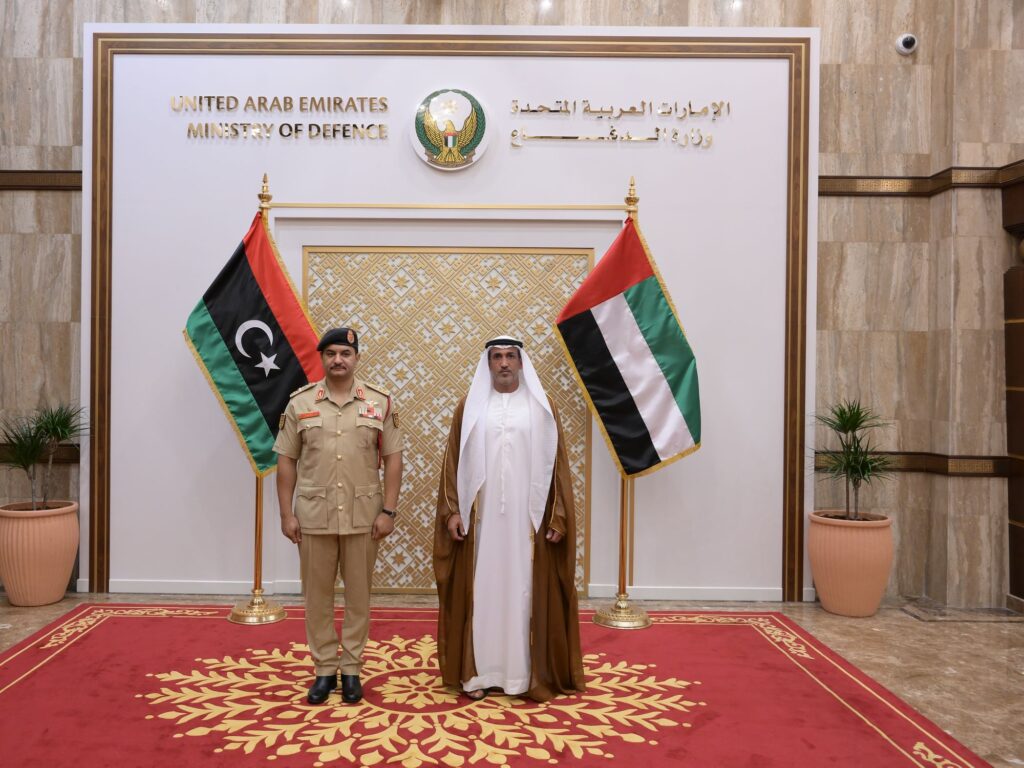 UAE Defence Minister Meets Libyan Armed Forces Deputy Commander