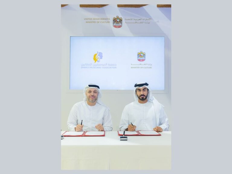 Ministry of Culture signs pacts with Sea of Culture Foundation and Emirati Musicians’ Association at ADIBF