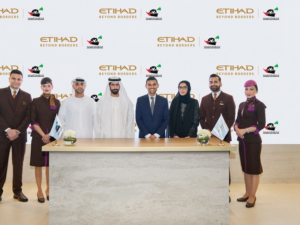 Etihad becomes Official Airline and strategic partner of UAE Wrestling Federation