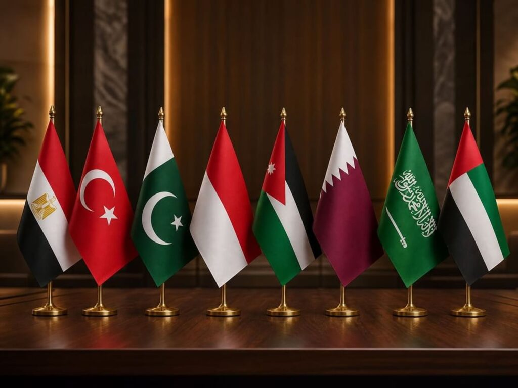 Eight Nations Unite on Middle East Peace at UN General Assembly