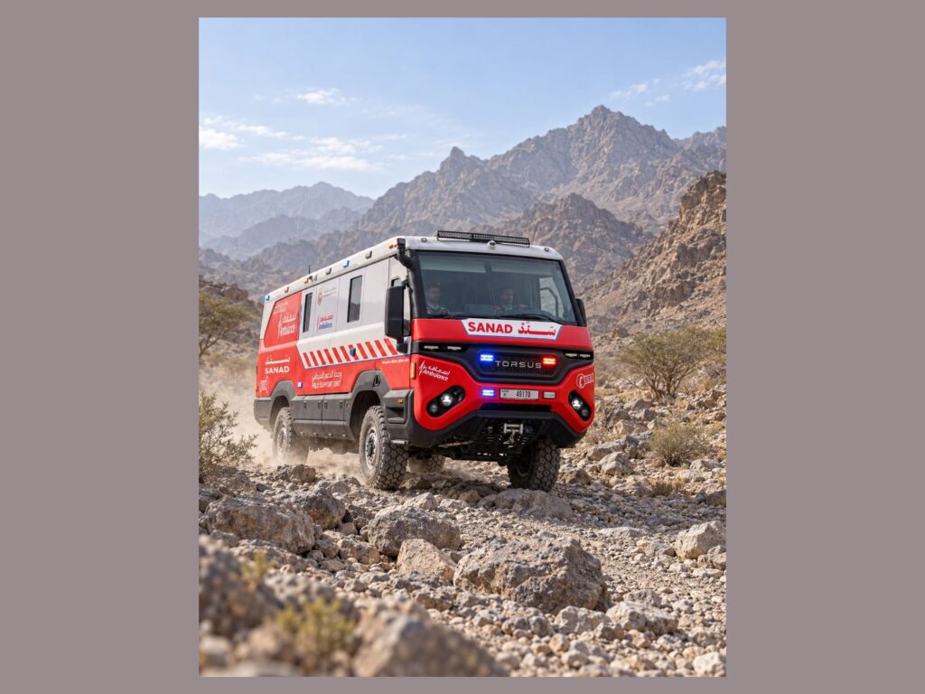 Dubai Ambulance Unveils Revolutionary SANAD Multi-Mission Emergency Vehicle
