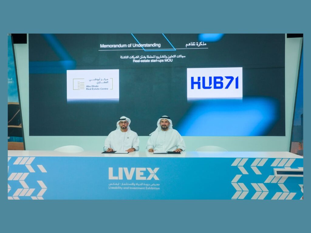 ADREC and Hub71 forge partnership to drive innovation in Abu Dhabi's real estate sector