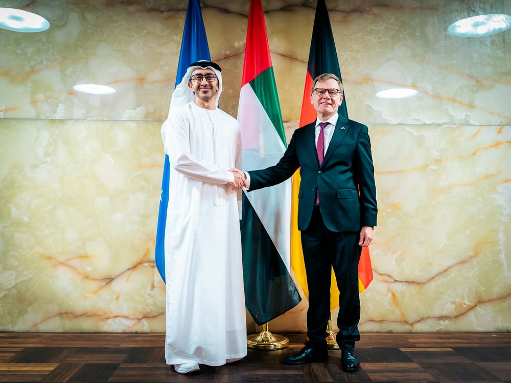 Abdullah bin Zayed meets German foreign minister to deepen strategic partnership