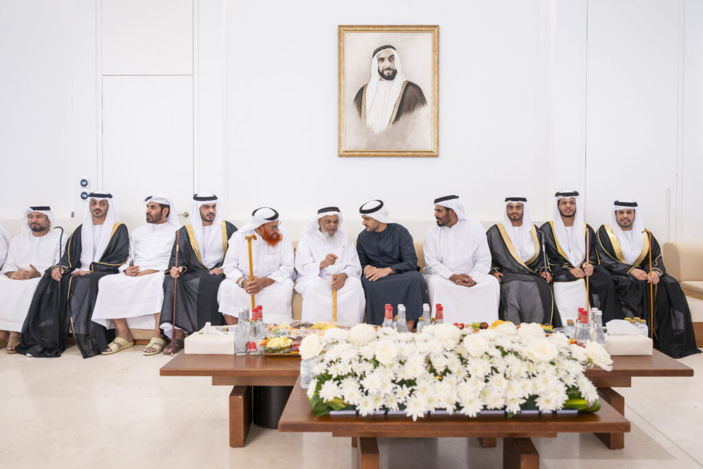 Sheikh Zayed bin Mohamed celebrates milestone wedding reception for Al Menhali family