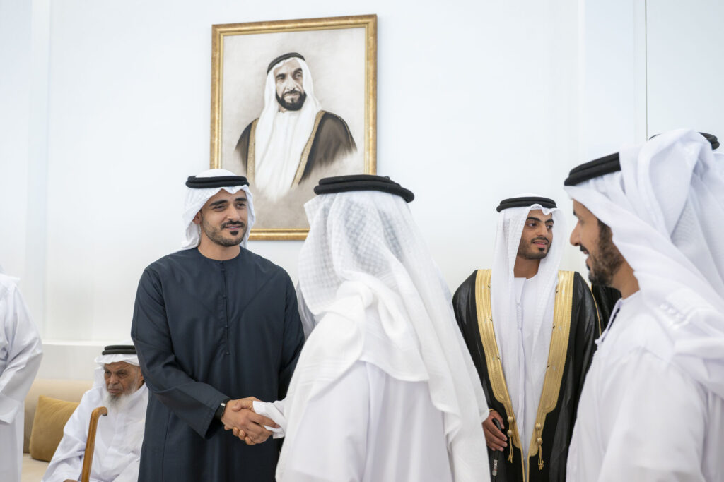 Sheikh Zayed bin Mohamed celebrates milestone wedding reception for Al Menhali family