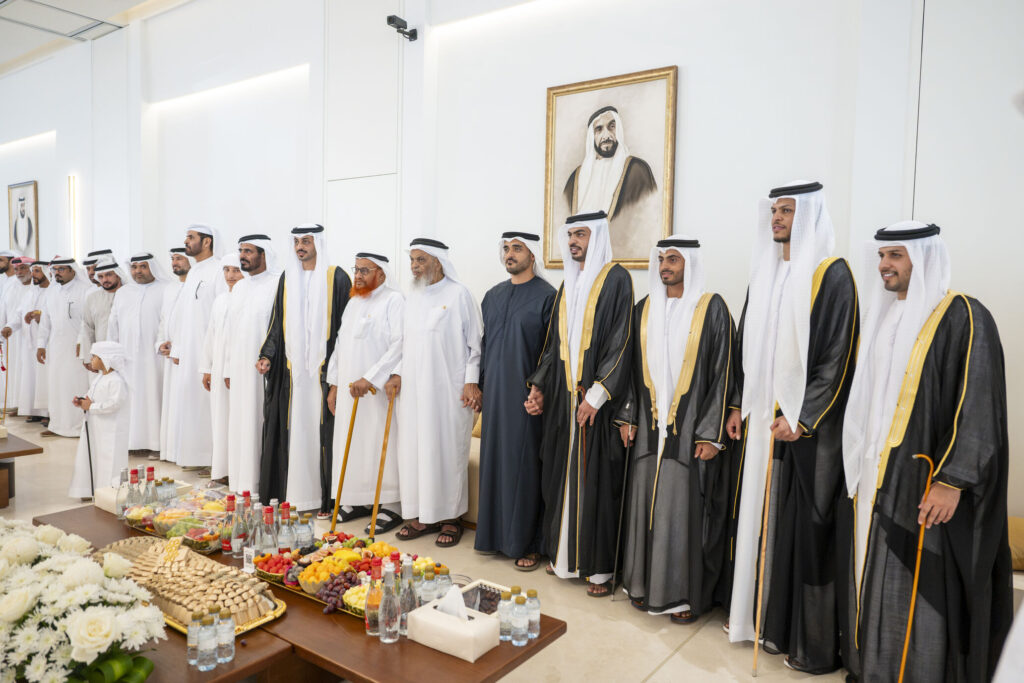 Sheikh Zayed bin Mohamed celebrates milestone wedding reception for Al Menhali family