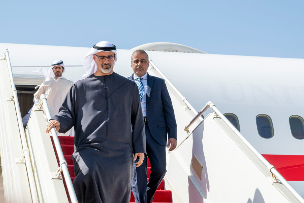 Crown Prince of Abu Dhabi arrives in Aqaba for landmark railway project ceremony