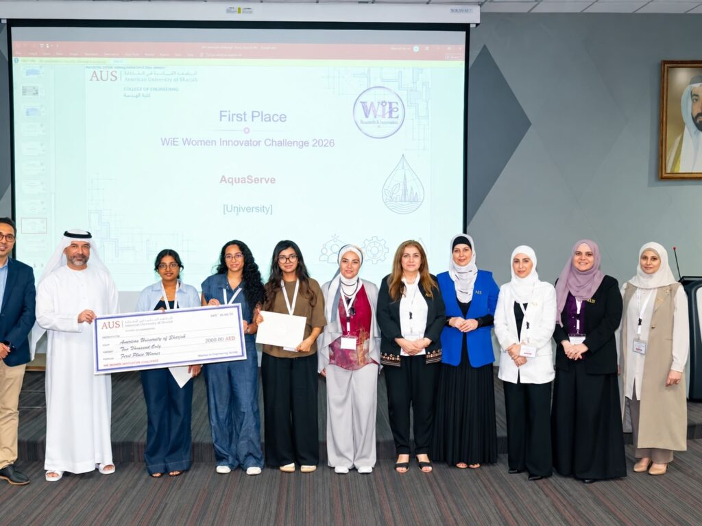 AUS Students Win Inaugural Women Innovator Challenge with Sustainable Data Centre Cooling Solution