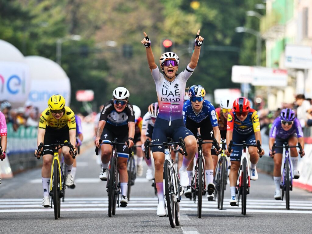 Gasparrini Claims Tre Valli Varesine Victory for UAE Team L'IMAD