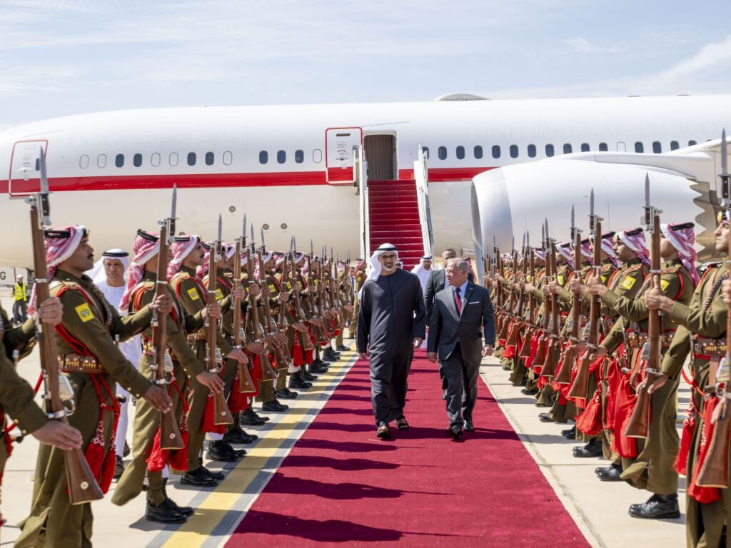 Crown Prince of Abu Dhabi Arrives in Jordan for Historic Railway Project Ceremony