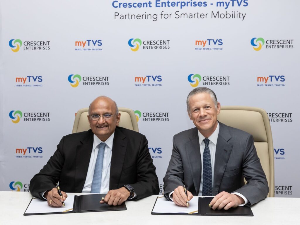 Crescent Enterprises invests US$45 million in TVS Automobile Solutions to expand myTVS across MENA