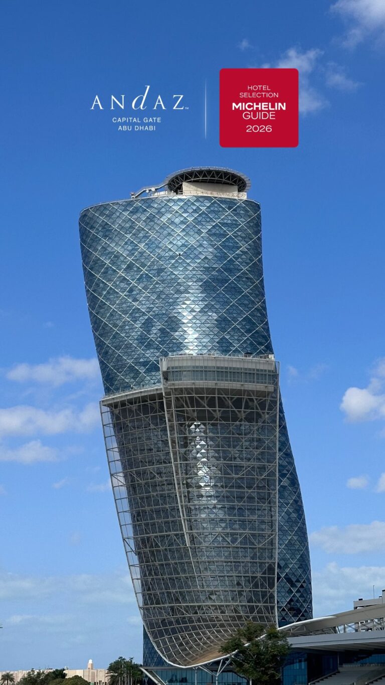 Andaz Capital Gate Abu Dhabi Earns Recognition in MICHELIN Guide 2026
