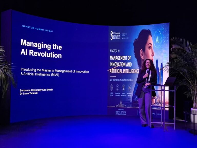 Sorbonne University Abu Dhabi Launches Master’s in Management of Innovation and Artificial Intelligence