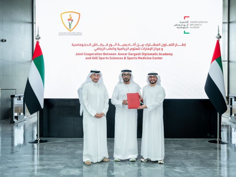 Diplomatic Academy and Sports Medicine Centre Join Forces to Elevate UAE’s Global Sporting Presence