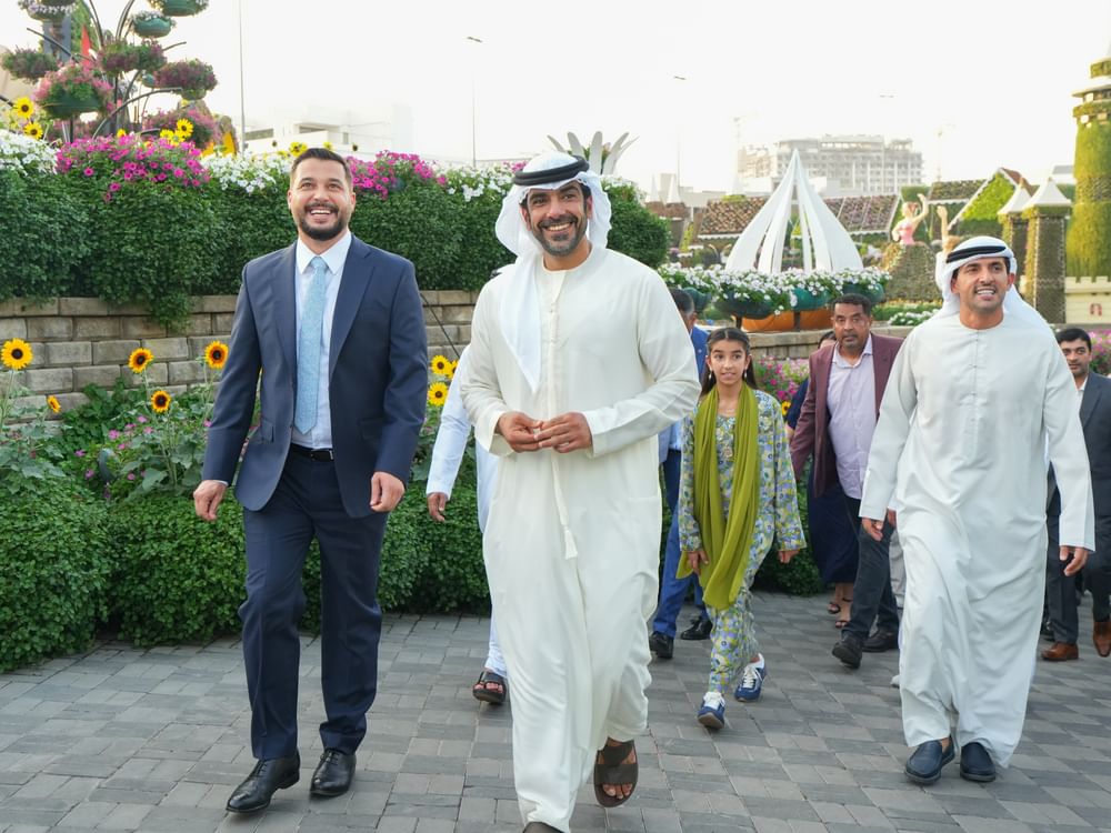 Sheikh Theyab bin Tahnoon inaugurates Dubai Miracle Garden's landmark 15th season