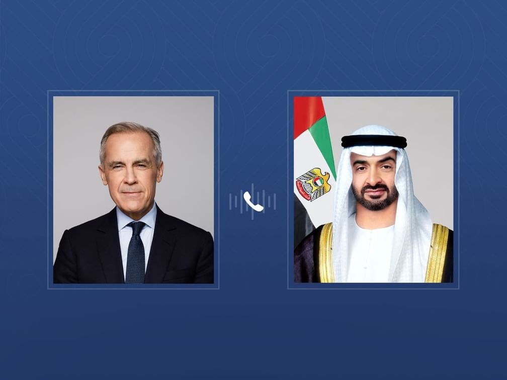UAE President Engages with Canadian Prime Minister on Strategic Partnership