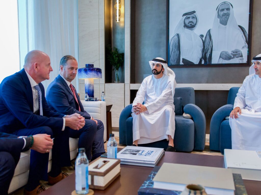Crown Prince Hamdan Explores Growth Horizons with Marriott International Leadership