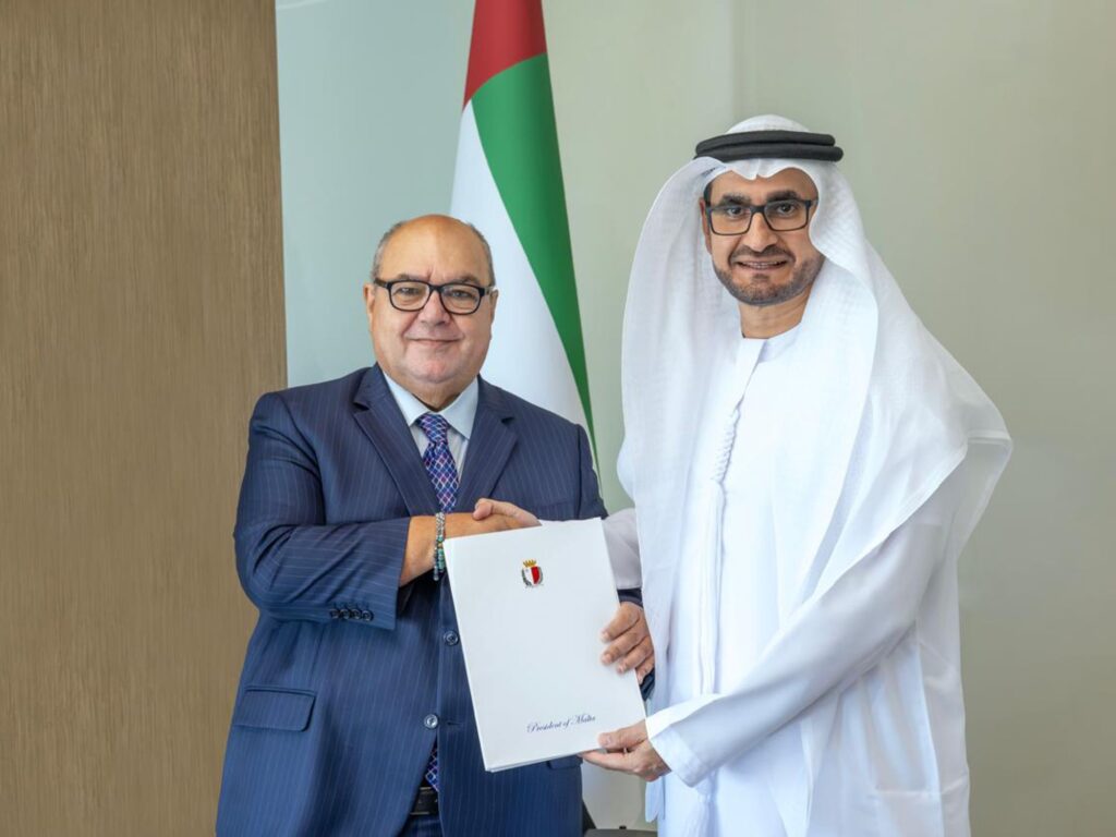 Malta's Ambassador Presents Credentials to UAE Ministry of Foreign Affairs