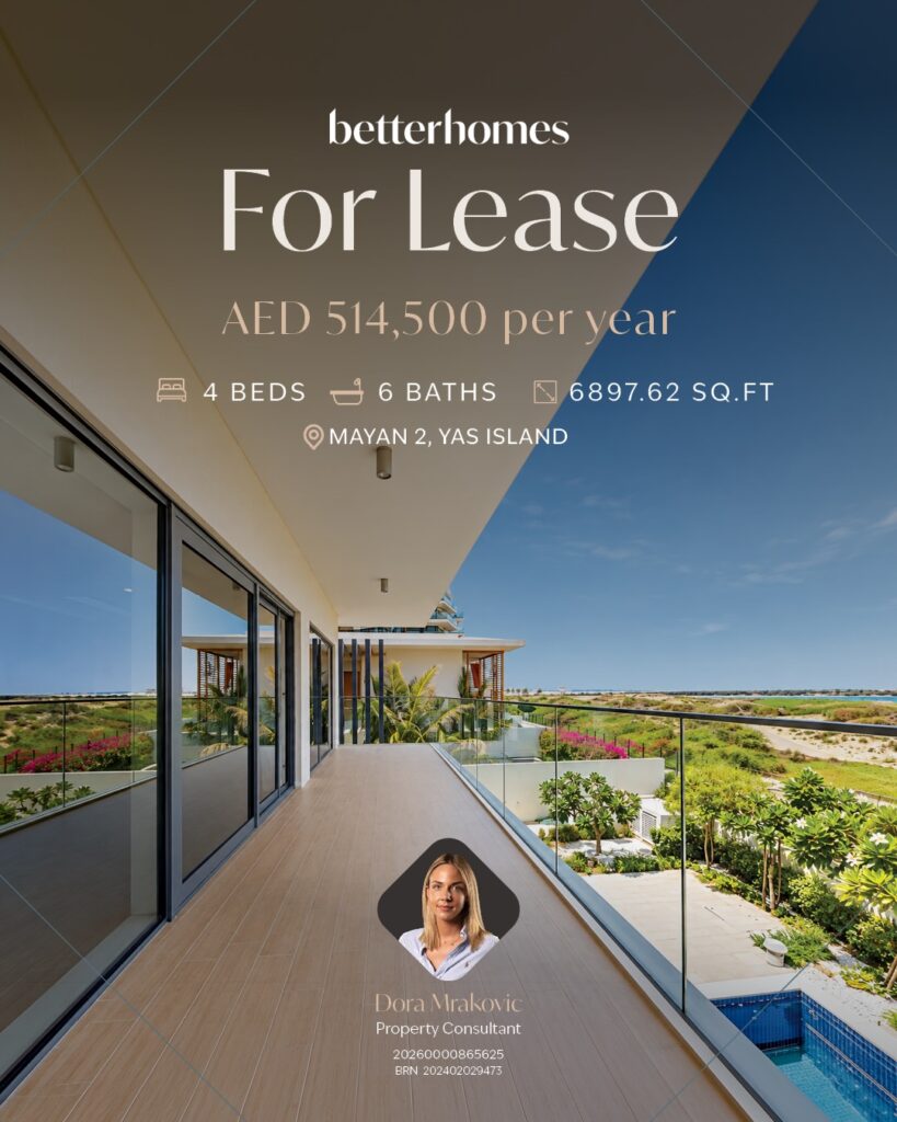A Sanctuary of Space and Serenity on Yas Island