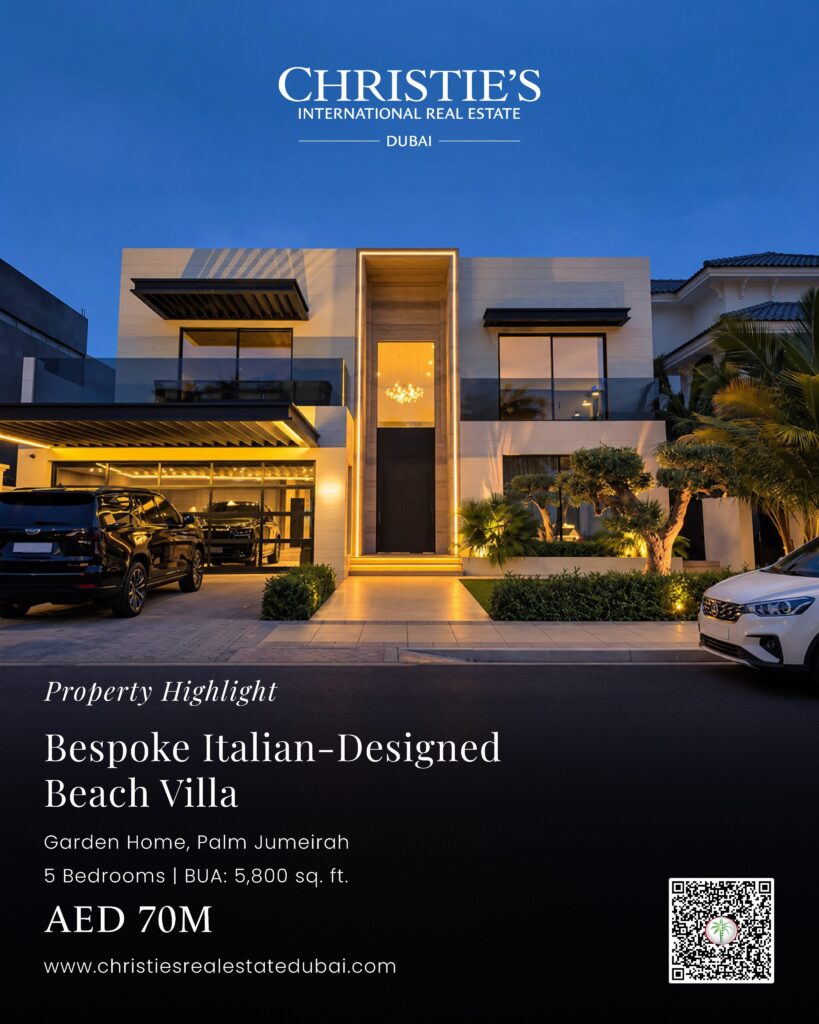 Italian Craftsmanship Meets Palm Jumeirah Beachfront Living