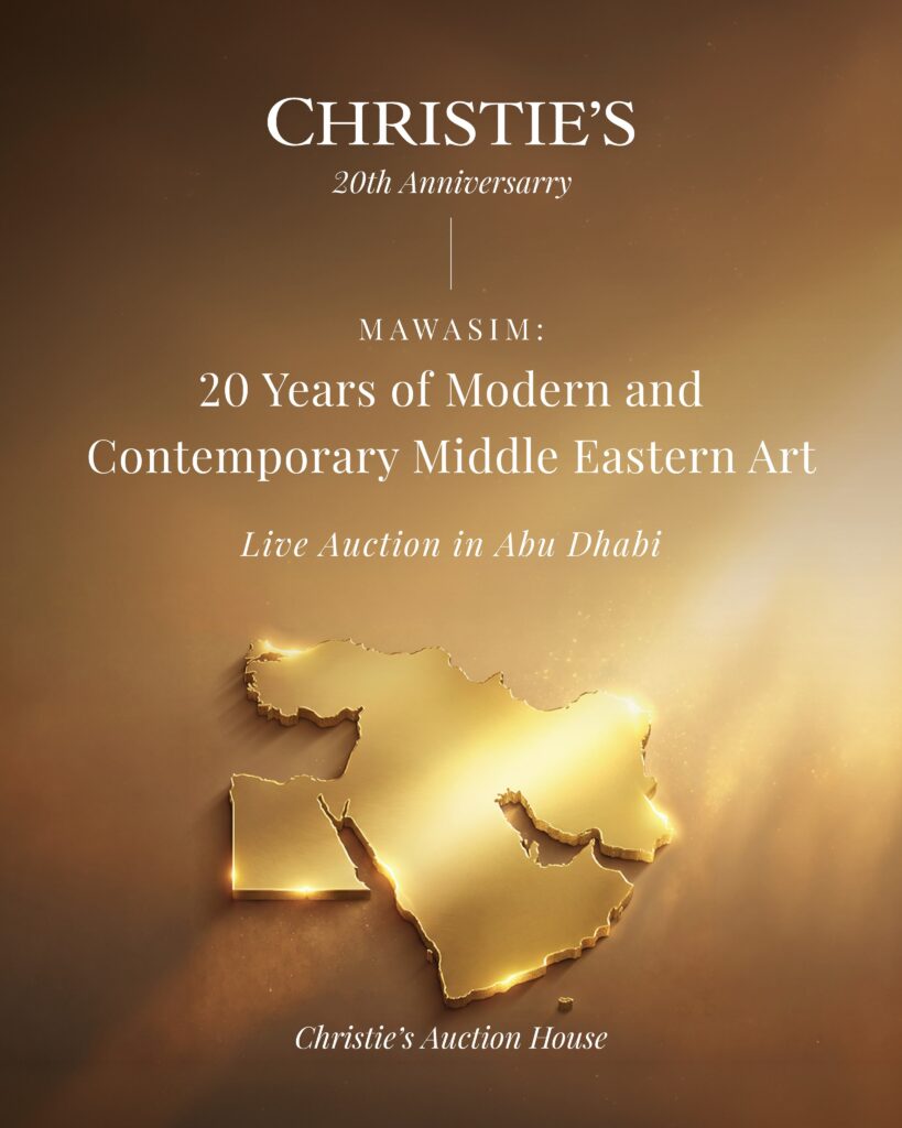 Christie’s Celebrates Two Decades in the Emirates with a Historic Abu Dhabi Fine Art Auction